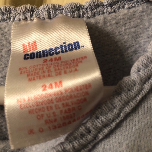 Kid Connection Light Blue Sweatshirt Sz 24Months - Picture 4 of 8